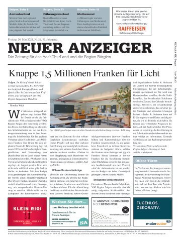 Neuer Anzeiger 26. Mai 2023