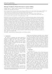 Hydrogen Evolution by Plasma Electrolysis in ... - LENR-CANR