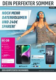 Telekom Monatsflyer Juni 2023