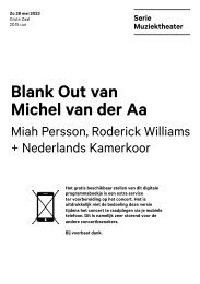 2023 05 28 Blank Out van Michel van der Aa - Miah Persson, Roderick Williams + Nederlands Kamerkoor