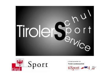 Tiroler Landessportrat - Sportunion Tirol