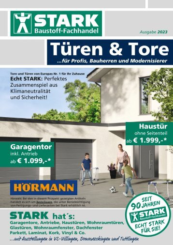 STARK Hoermann Prospekt Türen und Tor