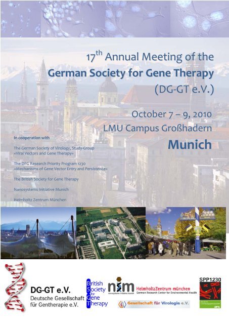 Munich - 17th Annual Meeting German Society for Gene Therapy ...