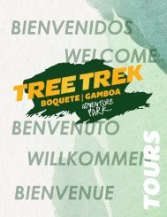 REVISTA TOURS 23 - 24 | TREE TREK BOQUETE & GAMBOA