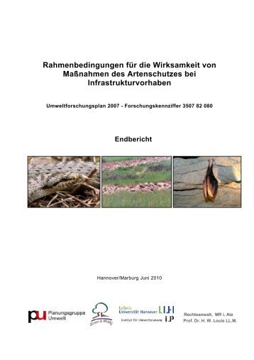 RUNGE et al. (2010) - Bundesamt für Naturschutz