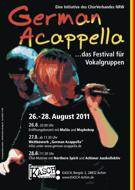 26. - 28. August 2011 - German-Acappella