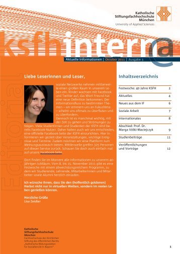 Die Neuen… - Katholische Stiftungsfachhochschule (KSFH)