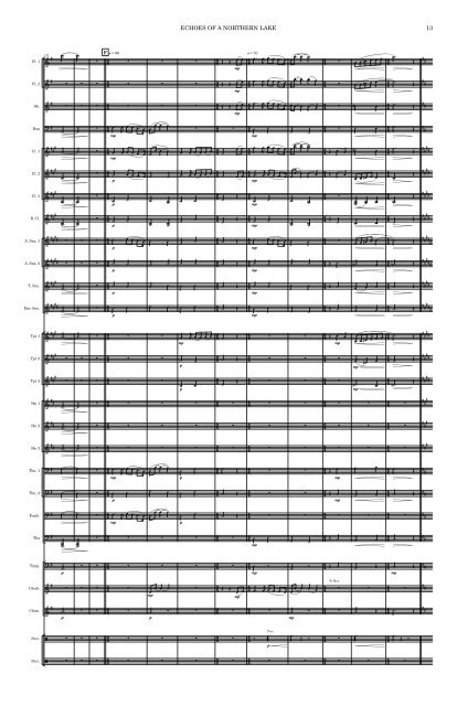 SCORE - Echoes of a Northern Lake - Nishimura