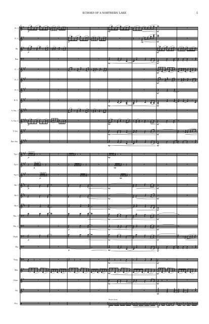 SCORE - Echoes of a Northern Lake - Nishimura