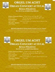 Orgelkonzert heute/organ concert today