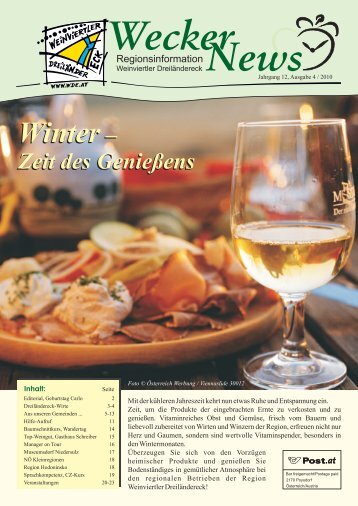Wecker News Ausgabe 4/2010 (6,21 MB - Hauskirchen