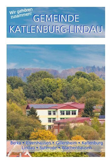 Telefon: 0 55 51 - Katlenburg-Lindau