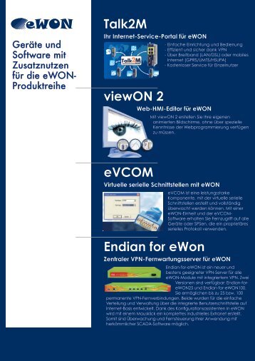 Endian for eWon - Wachendorff Prozesstechnik GmbH & Co. KG