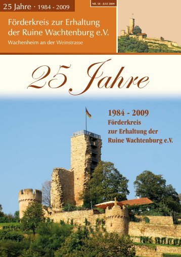 Burgzeitung vom Juli 2009 - Wachtenburg