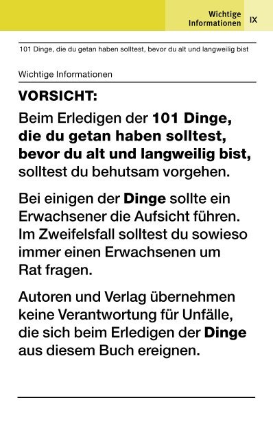 101 Dinge, die du getan haben solltest, bevor - Buch.de