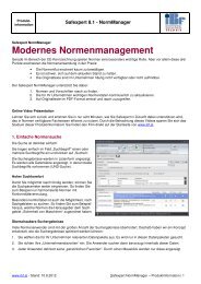 Modernes Normenmanagement - IBF