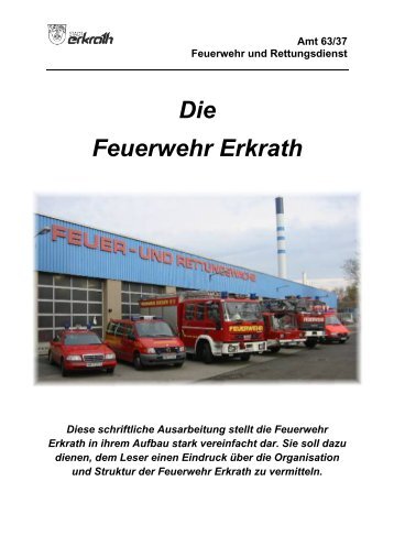 Amt 63/37 Feuerwehr und Rettungsdienst - Feuerwehr Erkrath