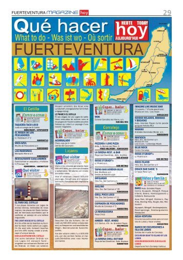 FUERTEVENTURA MAGAZINE hoy