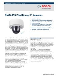 NWD-455 FlexiDome IP Kameras - Videor