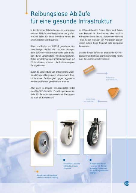 Wir bringen Ideen ins Rollen. Räder - Wache GmbH & Co. KG