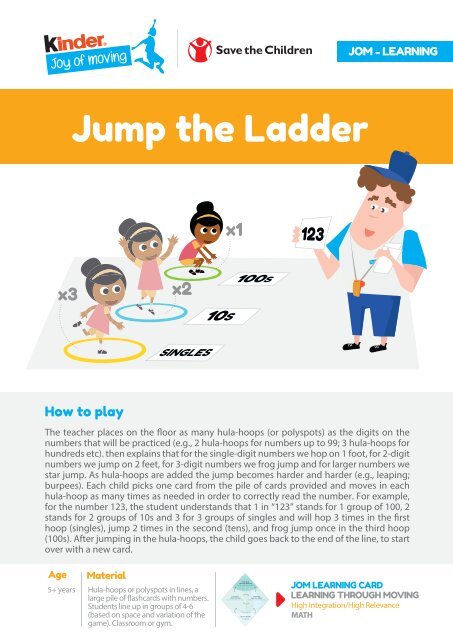 Jum the ladder - Game Card