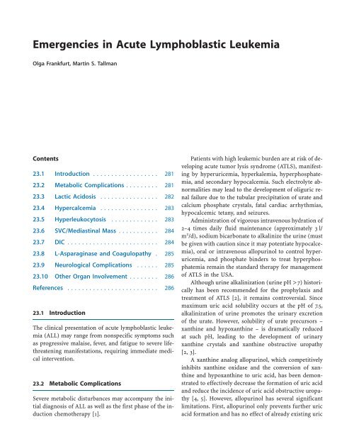 Acute Leukemias - Republican Scientific Medical Library