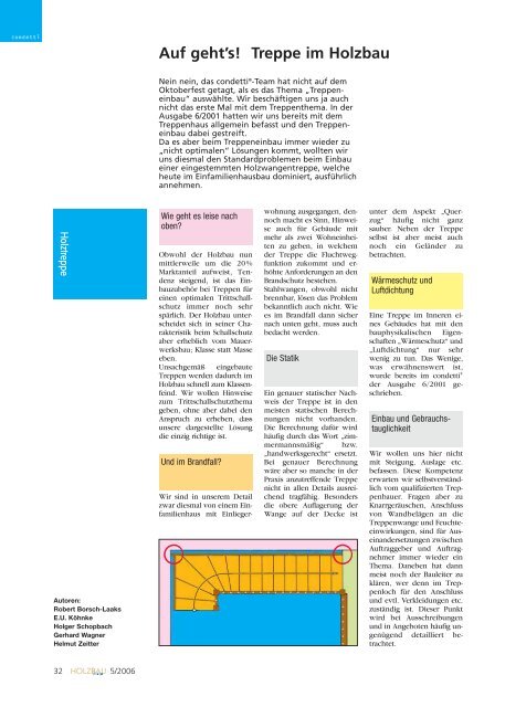 Holztreppe Anschluss Decke Detail - minimalistisches Interieur