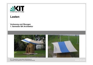 Statik - Fachgebiet Tragkonstruktionen - KIT