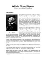 Referat über Wilhelm Richard Wagner - Michael Stapelbergs Website