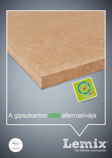 Lemix vályog szárazépítő lapok 