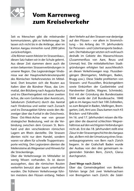 Beriker Chleeblätter 2008 - Kulturverein Berikon