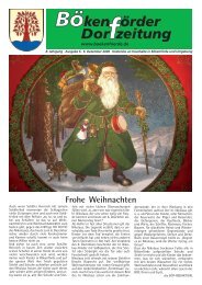 Bökenförder Dorfzeitung - in Bökenförde