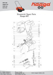 Ersatzteilliste Haaga 697 - Wagner GmbH