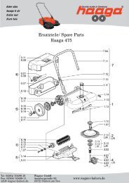 Ersatzteilliste Haaga 475 - Wagner GmbH