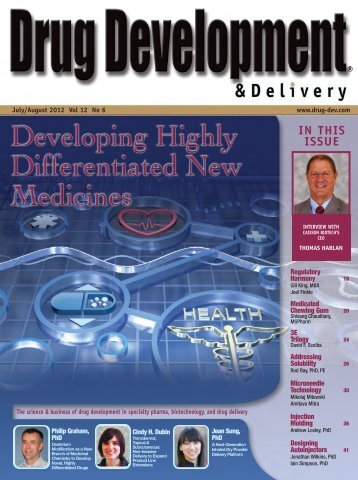 IN THIS ISSUE - Drug Development & Delivery