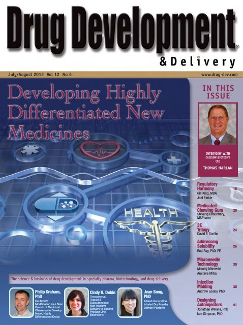 IN THIS ISSUE - Drug Development & Delivery