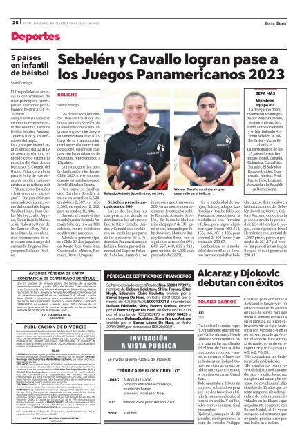 Listín Diario 30-05-2023