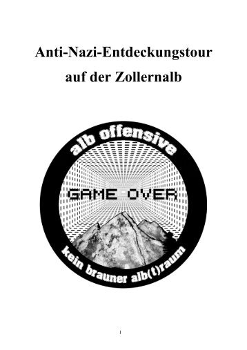 Anti-Nazi-Entdeckungstour auf der Zollernalb - aoffensive's neue ...