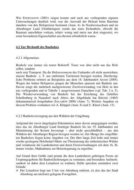 Bauholz, Bauholztransport und Forstwirtschaft im Altenburger Land ...