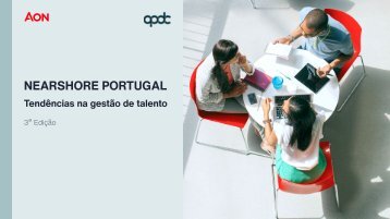 NEARSHORE EM PORTUGAL ESTUDO SOBRE TENDÊNCIAS NA GESTÃO DE TALENTO - 3ª Edição