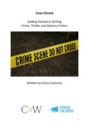 Getting Started in Crime, Thriller and Mystery Fiction