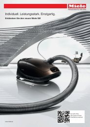 Miele- Entdecken Sie den neuen S8 Staubsauger
