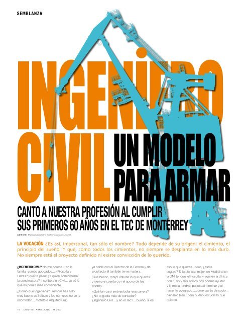 Sexagesimo aniversario de la carrera de ingeniero civil - CIVILTEC