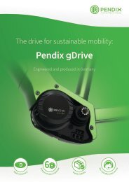 The drive for sustainable mobility - Pendix gDrive