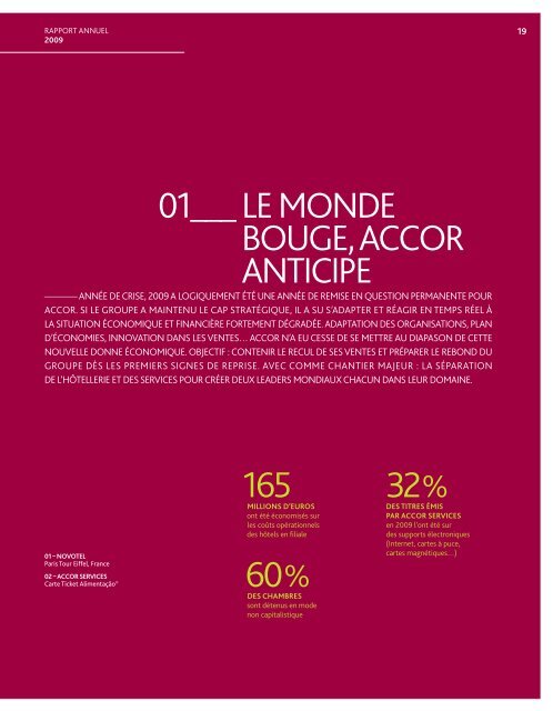 Rapport annuel 2009 - Accor