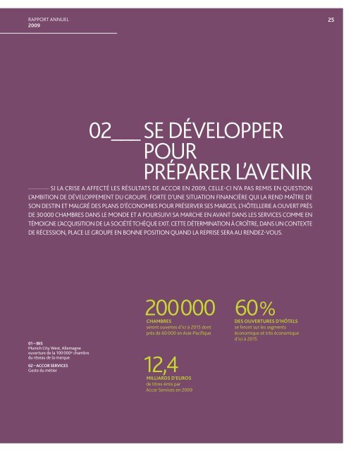 Rapport annuel 2009 - Accor