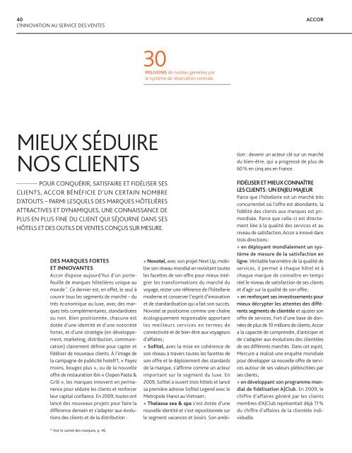 Rapport annuel 2009 - Accor