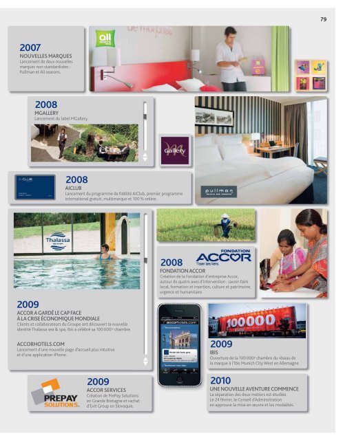 Rapport annuel 2009 - Accor