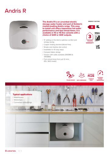 Ariston - Andris R Datasheet