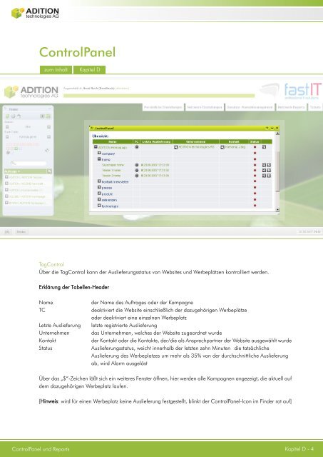 HANDBUCH - ADITION technologies AG